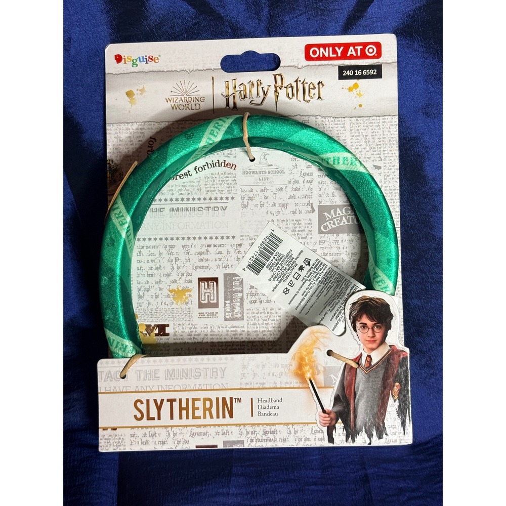 Harry Potter Slytherin Headband Wizarding World Green Costume Accessory 174219